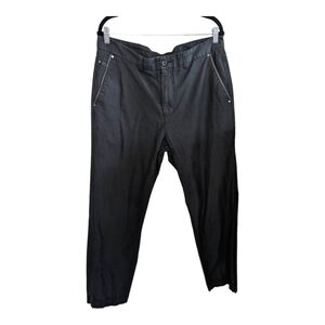 Marc Ecko Gray Cotton Herringbone Pants 36 X 30